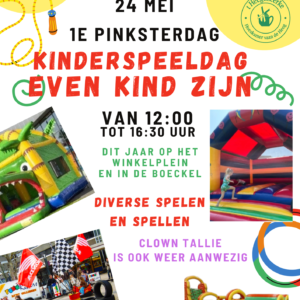 Kinderspeeldag even kind zijn