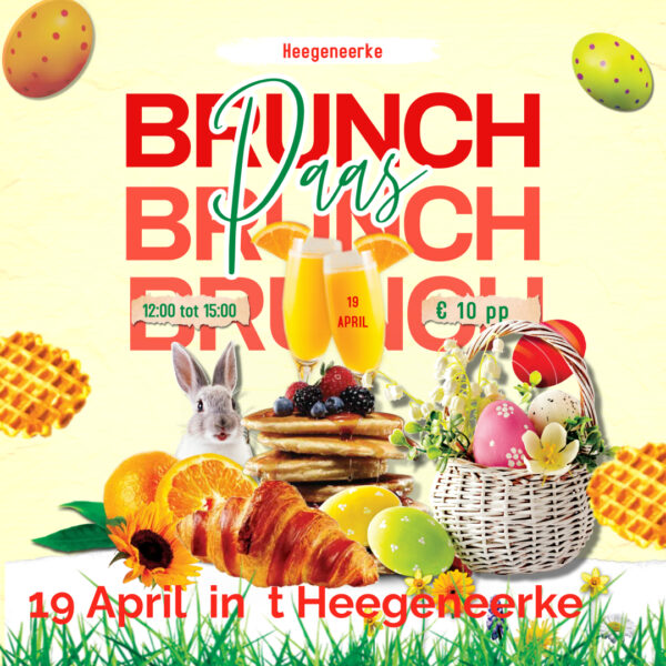 Paasbrunch 19 April