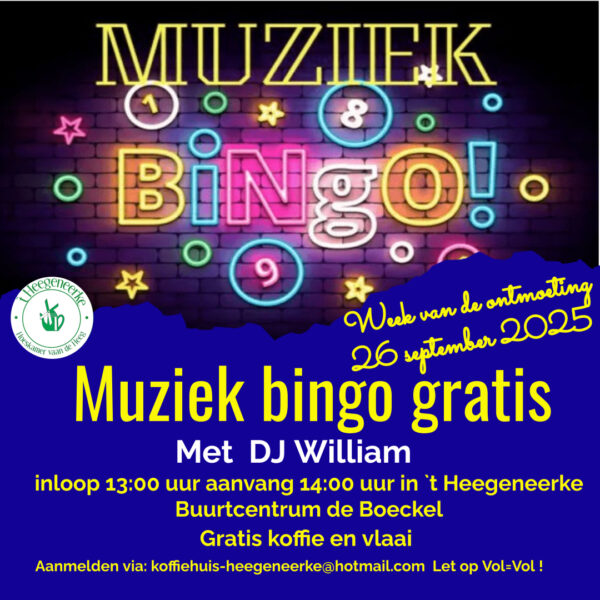 Muziek bingo gratis