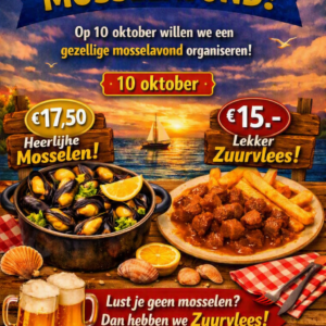 Mosselavond in  `t Heegeneerke
