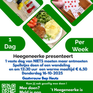 Dag van niets moeten maar ONTMOETEN